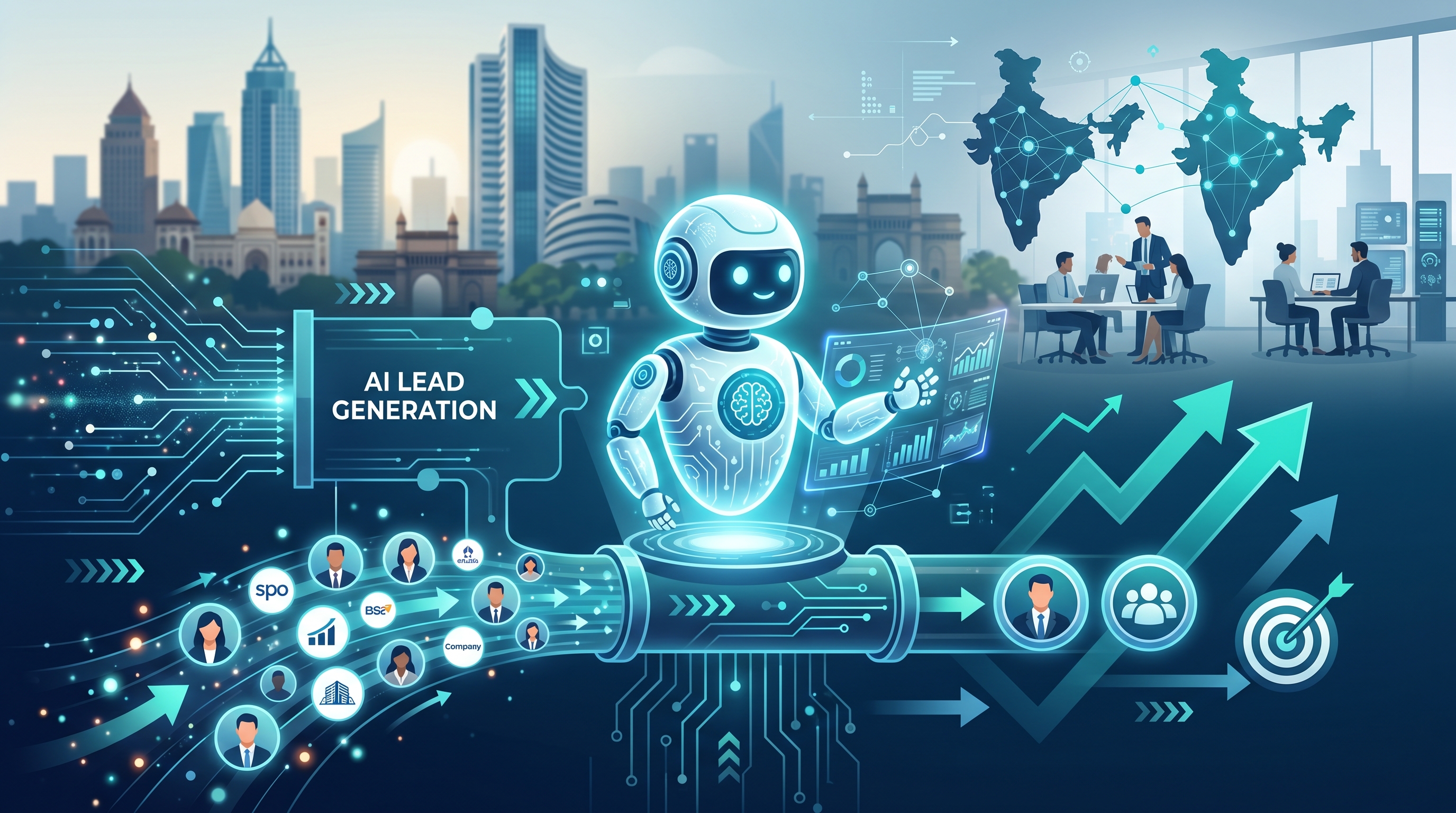 AI Lead Generation for B2B Service Companies India