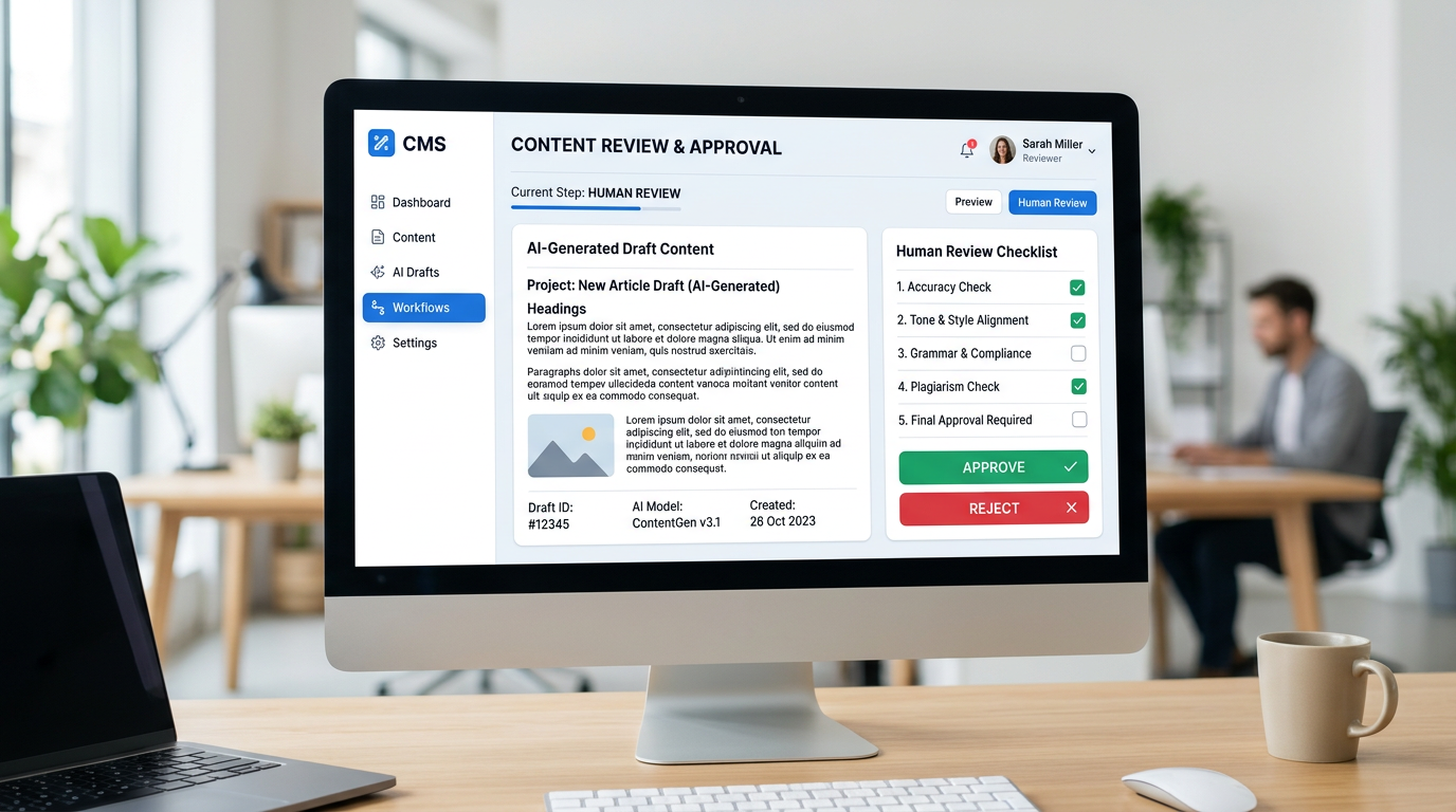 Reviewing and Approving Agent Content