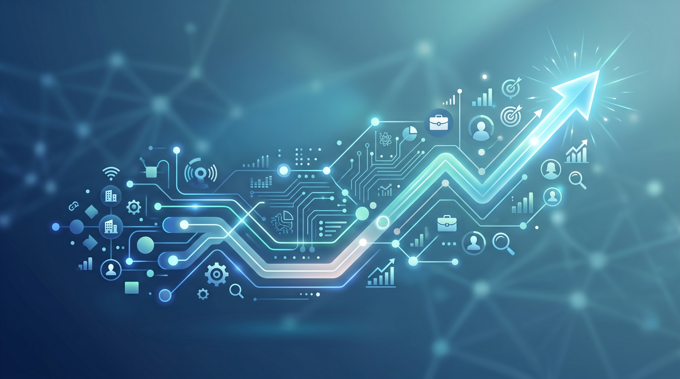 AI sales prospecting tools visualization showing automated lead generation